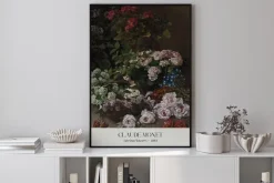 Plakat: Kwiaty wiosenne claude monet
