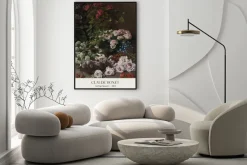 Plakat: Kwiaty wiosenne claude monet