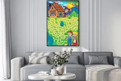 Plakat: Labirynt 30 z motywem hansel i gretel