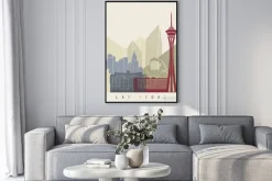Plakat: Las vegas skyline plakat
