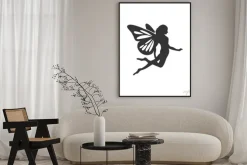 Plakat: Latanie fairy sylwetka