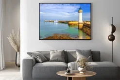 Plakat: Latarnia w quiberon, bretania, francja