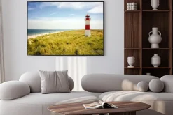 Plakat: Leuchtturm in list (sylt)