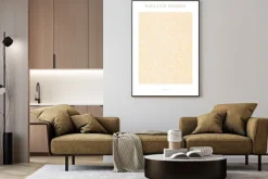 Plakat: Liściasty motyw artystyczny w stylu william morris