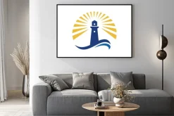 Plakat: Lighthouse logo