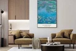 Plakat: Lilie wodne reprodukcja claude monet