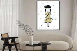 Plakat: Little explorer - ładny ręcznie rysowane plakat przedszkola z