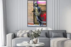 Plakat: Liverpool, england - 5 june : statue of john lennon at mathew