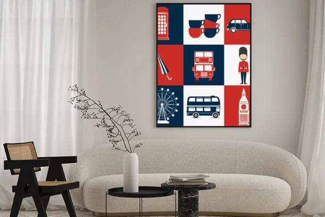 Plakat: London design.