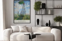 Plakat: Madame monet i jej syn