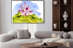 Plakat: Magiczna księżniczka zamek.