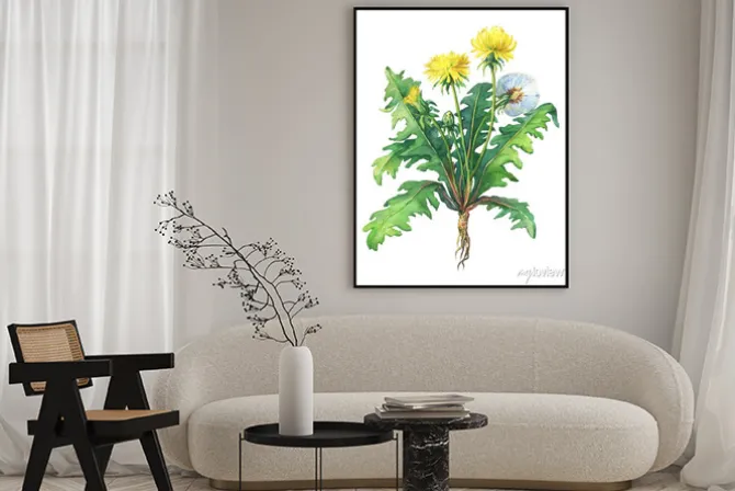 Plakat: Malowane akwarelą malowane ręcznie na białym tle.