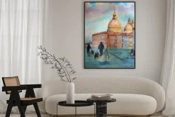 Plakat: Malowanie wenecja, malował akwarelą