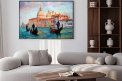Plakat: Malowanie wenecja, malował akwarelą