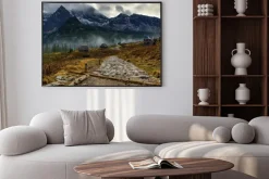 Plakat: Malownicze widoki górskie w hali tatr