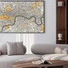 Plakat: Mapa londynu przedstawiająca dzielnice