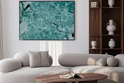 Plakat: Mapa miasta berlin, niemcy