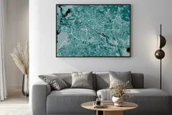 Plakat: Mapa miasta berlin, niemcy