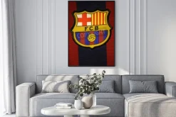 Plakat: Markenname: "fc barcelona", berlin.