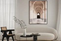 Plakat: Marokańska architektura meczet w casablance