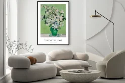 Plakat: Martwa natura wazon z różami vincent van gogh