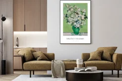 Plakat: Martwa natura wazon z różami vincent van gogh