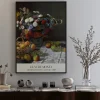 Plakat: Martwa natura z kwiatami i owocami reprodukcja claude monet