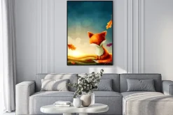 Plakat: Mały czerwony lis