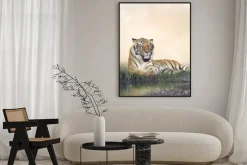 Plakat: Mężczyzna tiger odpoczynku