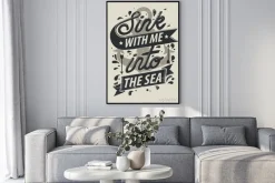 Plakat: Mieszkają ze mną do morza