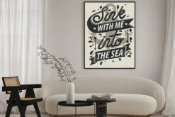 Plakat: Mieszkają ze mną do morza