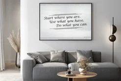 Plakat: Minimalistyczny plakat motywacyjny