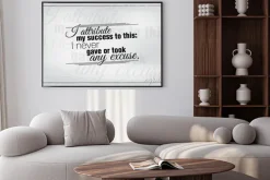 Plakat: Minimalistyczny plakat motywacyjny