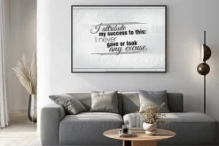 Plakat: Minimalistyczny plakat motywacyjny