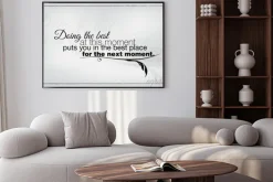 Plakat: Minimalistyczny plakat motywacyjny