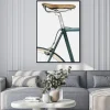 Plakat: Minimalistyczny vintage rower