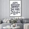 Plakat: Modern and stylish hand drawn lettering slogan. quote about old