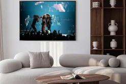 Plakat: Moskwa, rosja - 24 maja 2014 - zespół rockowy aerosmith amerocan