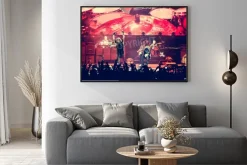 Plakat: Moskwa, rosja - 24 maja 2014 - zespół rockowy aerosmith amerocan