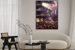 Plakat: Moskwa, rosja - 24 maja 2014 - zespół rockowy aerosmith amerocan