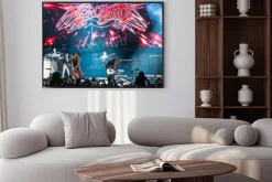 Plakat: Moskwa, rosja - 24 maja 2014 - zespół rockowy aerosmith amerocan