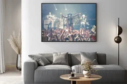 Plakat: Moskwa, rosja - 24 maja 2014 - zespół rockowy aerosmith amerocan