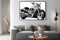 Plakat: Motocykl