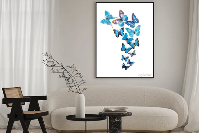 Plakat: Motyle naklejki ścienne