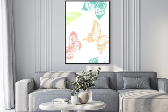 Plakat: Motyle projektowania