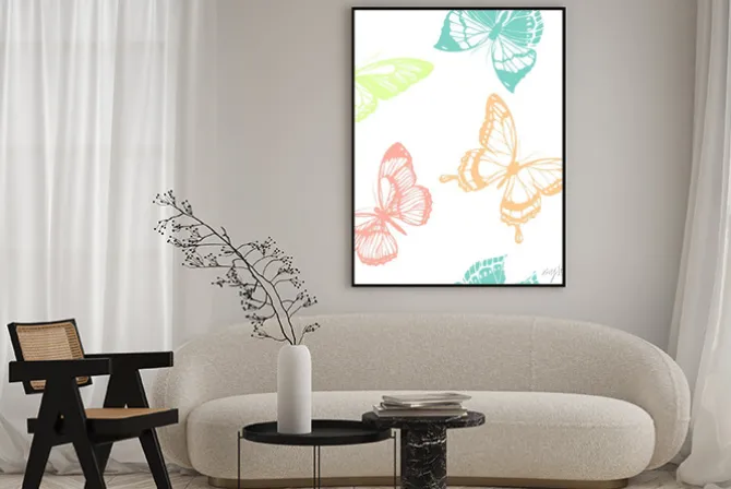 Plakat: Motyle projektowania