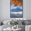 Plakat: Mt. fuji with fall colors in japan