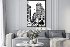 Plakat: Muzycy grający na ulicy