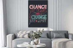 Plakat: Napis motywacja plakat