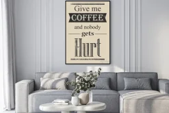 Plakat: Napis vintage o kawie